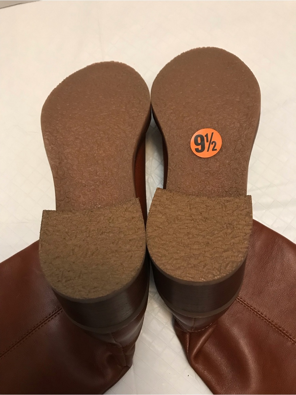 Frye Women's Tall Leather Riding Boots in Chestnut - Picture 10 of 16